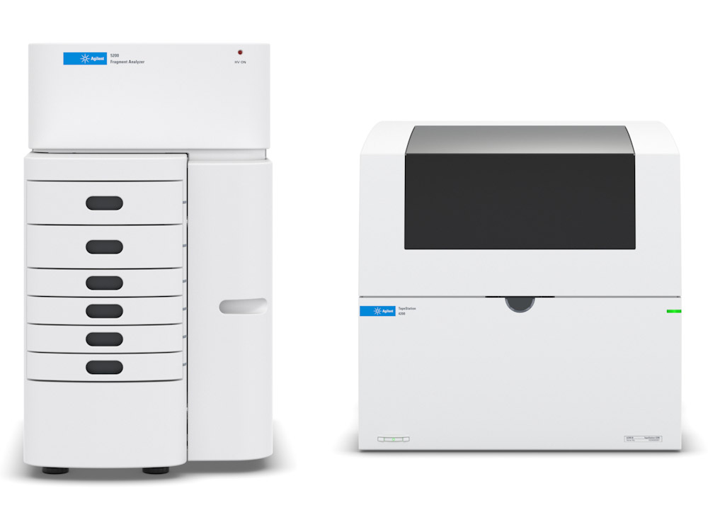 Agilent fragment analyser and tapestation units
